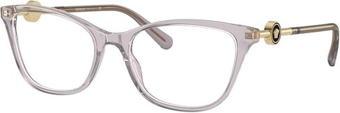 Versace VE3293-593 Eyeglass Frame TRANSPARENT GREY w/DEMO LENS 55mm in Saudi Arabia