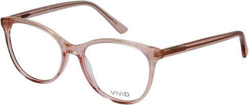 Calabria Vivid Splash 75 Blue Light Blocking Women's Square Reading Eye Glasses Ladies Eyeglass Chic Stylish Trendy 52mm in Saudi Arabia