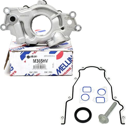 مضخة زيت كبيرة الحجم Melling M365HV مع مجموعة حشية تثبيت LS - تناسب Gen 4 LS 5.3L 6.0L 6.2L LH6 LMF LC9 LH9 L76 L77 L92 L99 in Saudi Arabia