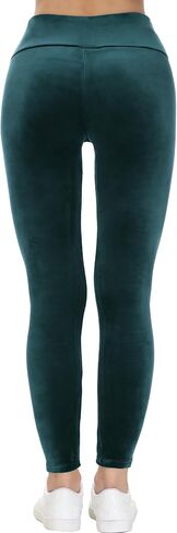 COZZIPLUS Women Velour Legging- High Waisted Buttery Soft Velvet Stretchy Legging in Kuwait
