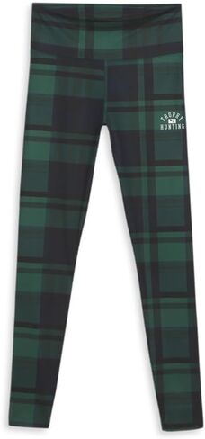 PUMA Womens Trophy Hunting Plaid High Waisted Leggings Casual - Green - Size XXL in Saudi Arabia