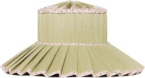 Women's Lorna Murray Hat Straw Reversible Pleated Sun Hat, Wide Brim Foldable Casual Outdoor Beach Hat Summer Sun Hat in Saudi Arabia