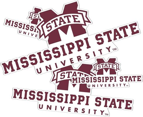 Desert Cactus Mississippi State University, Bulldogs MSU Stickers Vinyl Decals Laptop Water Bottle Car Scrapbook T3 (Type 3-1) in Saudi Arabia