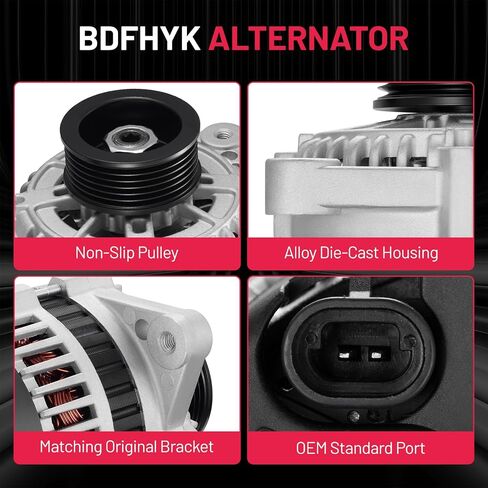 مولد BDFHYK متوافق مع PLEASURECRAFT 2002-2005 350CI 5.7L/305CI 5.0L استبدال 8466، RA097007L،18-6288 in Saudi Arabia