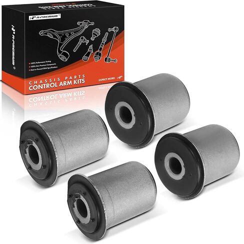 A-Premium 4 x Front Lower Control Arm Bushing Kit, Compatible with Chevrolet Malibu, Impala, Camaro, Caprice, Astro, Bel Air, Biscayne, Chevelle, Commercial Chassis, El Camino, Kingswood & Buick Regal in Saudi Arabia