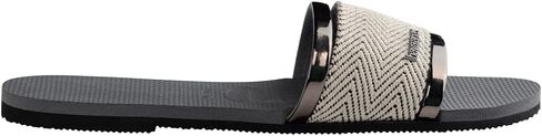 شبشب You Rio للنساء من Havaianas - صنادل نسائية بحزام على شكل حرف T - أزرق مائي، 10W - 8M in Kuwait