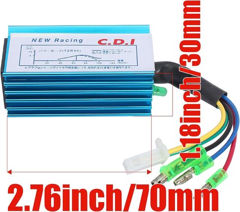 Ignition Coil + Spark Plug + CDI Box for Yamaha Bear Tracker 250, Trail Boss 330, TTR125, YFM350 Warrior, Big Bear, Raptor & Polaris Predator 50 90 ATV Quad in Saudi Arabia