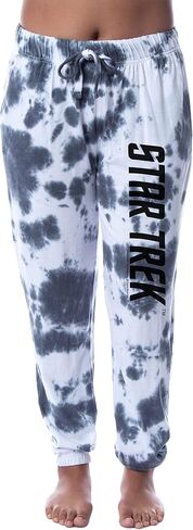 Star Trek Womens' TV Show Logo Title Icon Classic Sleep Jogger Pajama Pants Tie-Dye in Saudi Arabia