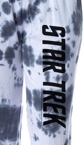 Star Trek Womens' TV Show Logo Title Icon Classic Sleep Jogger Pajama Pants Tie-Dye in Saudi Arabia