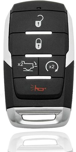 Remote Smart Key Fob Fits for RAM 1500 Pickup 2019-2024, FCC ID:OHT-4882056,P/N:68291691AD,68442909AB,68575604AA Car Keyless Entry Remote Control Replacement 433Mhz 4+1 Button in Kuwait