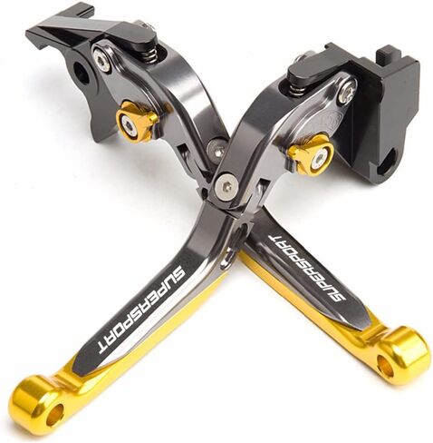 ESPEEDMTC for Ducati Supersport 939 2017-2020 Modified CNC Aluminum Alloy Length Adjustable Foldable Brake Clutch Lever Accessories (Red) in Saudi Arabia