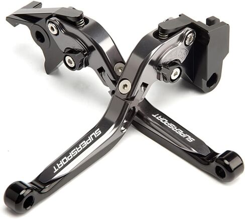 ESPEEDMTC for Ducati Supersport 939 2017-2020 Modified CNC Aluminum Alloy Length Adjustable Foldable Brake Clutch Lever Accessories (Red) in Saudi Arabia