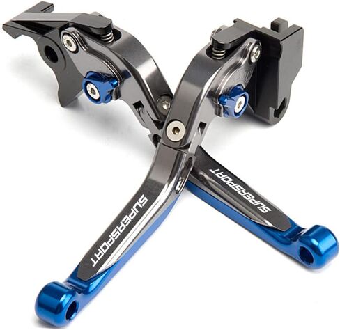 ESPEEDMTC for Ducati Supersport 939 2017-2020 Modified CNC Aluminum Alloy Length Adjustable Foldable Brake Clutch Lever Accessories (Red) in Saudi Arabia