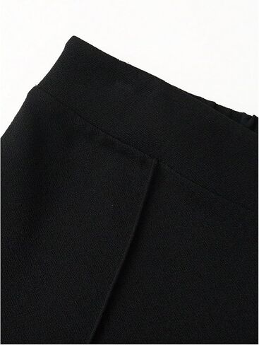GORGLITTER Women's Elastic Wide Leg Palazzo Pants High Waisted Stretchy Front Seam Business Casual Pants in Kuwait