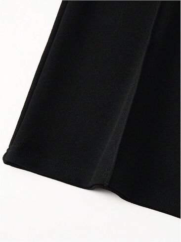 GORGLITTER Women's Elastic Wide Leg Palazzo Pants High Waisted Stretchy Front Seam Business Casual Pants in Kuwait