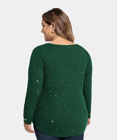 TIYOMI Women Plus Size Tops Long Sleeves Zipper Adjustable Zip Long Sleeve V Neck Fall Winter Casual Loose Fit Tunic Tops in Saudi Arabia