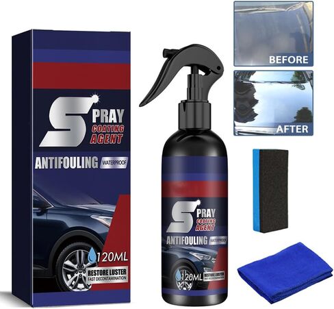 Multi-Functional Coating Renewal Agent, 3 in 1 High Protection Quick Coating Spray, Spray Coating Agent, Ceramic Coating, Car Scratch Repair Wax (1PCS) in Kuwait