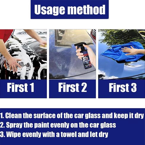 Multi-Functional Coating Renewal Agent, 3 in 1 High Protection Quick Coating Spray, Spray Coating Agent, Ceramic Coating, Car Scratch Repair Wax (1PCS) in Kuwait