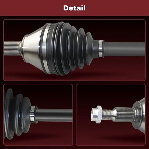 Anytek CV Axle Shaft Front Left or Front Right Driver Passenger Compatible with Ram 1500 2012 2013 2014 2015 2016-2020 1500 Classic 2019 2020 4WD Replace# 68028398AC CH8256 CV Axle Shaft Assembly in Kuwait