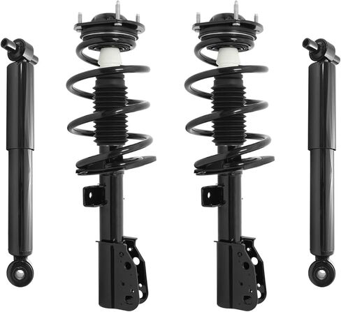 COMPLETESTRUTS - مجموعات دعامة أمامية كاملة مع نوابض لولبية واستبدال ممتصات الصدمات الخلفية لـ 2013-2017 Buick Enclave - مجموعة من 4 in Saudi Arabia