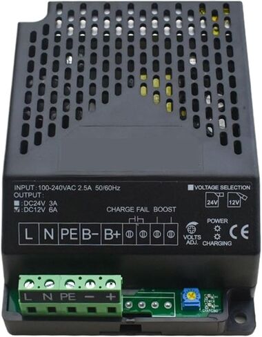 LBC1206E Generator Parts Battery Charger Genset Charger 12V 6A Plastic Shell in Saudi Arabia