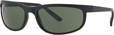 Ray-Ban RB2027 PREDATOR 2 Rectangle Sunglasses + VISIOVA Accessories Bundle Kit - High Bridge Fit - Retro Sunglasses in Saudi Arabia