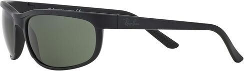 Ray-Ban RB2027 PREDATOR 2 Rectangle Sunglasses + VISIOVA Accessories Bundle Kit - High Bridge Fit - Retro Sunglasses in Saudi Arabia