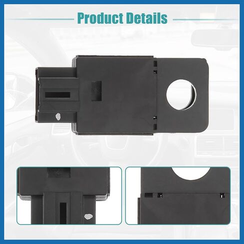 Brake Light Switch Stop Light Switch Sensor Fit for Chevrolet Silverado 1500 2500 3500 No.15137492/15839548 - Pack of 1 Black Item Replacement in Saudi Arabia