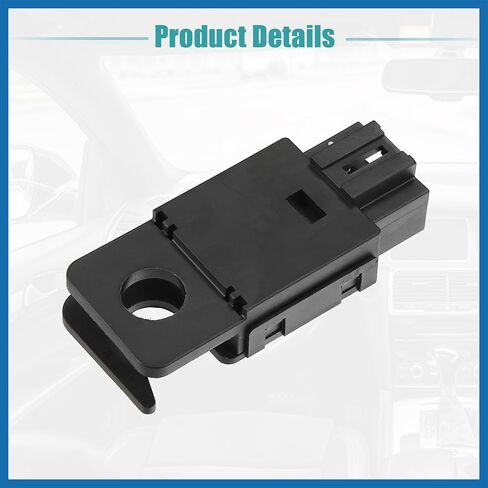 Brake Light Switch Stop Light Switch Sensor Fit for Chevrolet Silverado 1500 2500 3500 No.15137492/15839548 - Pack of 1 Black Item Replacement in Saudi Arabia