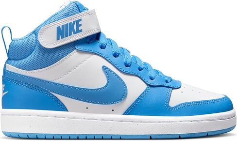 Nike Court Borough Mid 2 Sneakers for Unisex-Children, White Blue Beyond, 25.0 cm in Saudi Arabia