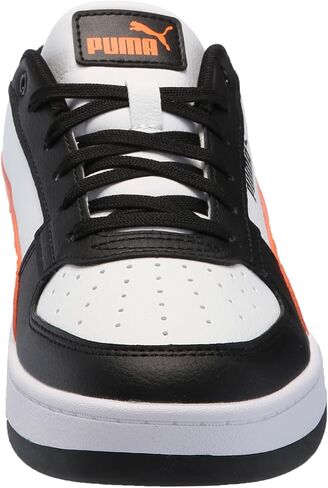 PUMA Unisex-Child, Caven 2.0, PUMA White-Rickie Orange-PUMA Black, Big Kid 4 in Saudi Arabia