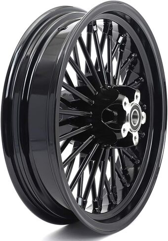 TOFR 19x2.5 17x4.5 إطارات العجلات الخلفية الأمامية 36 نمط نادي سميك لـ Harley Dyna 2008-2017 Street Bob FXDB Low Rider FXDL Wide Glide FXDWG Super Glide 2009 2010 2011 2012 2013 2014 2015 2016 أسود in Saudi Arabia