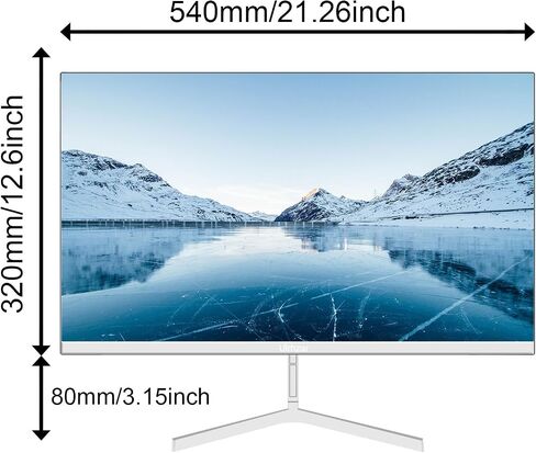 17.3 Inch Security Camera Monitor, PC Desktop Monitor 16:9, CCTV Monitor 60Hz LCD Display Screen with HDMI VGA,Built-in Speakers for CCTV Security DVR NVR Raspberry Pi, Wall Mounting 1600x900 in Saudi Arabia
