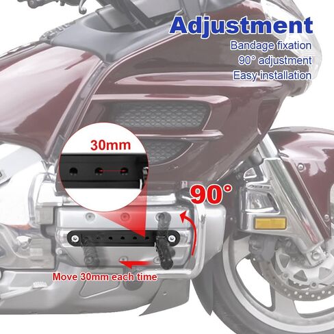 Xitomer Adjustable Rider Highway Peg Mounts Fit for GL1800 Gold Wing 2004-2017, Rider Adjustable Footpeg Kit in Saudi Arabia