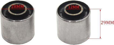 قطعتان من شجيرات التعليق الخلفية لامتصاص الصدمات، بطانات الذراع المتأرجحة لدراجة PIT PRO Trail Dirt Quad Bike ATV Buggy النارية (12 مم × 28 مم × 29 مم) in Kuwait