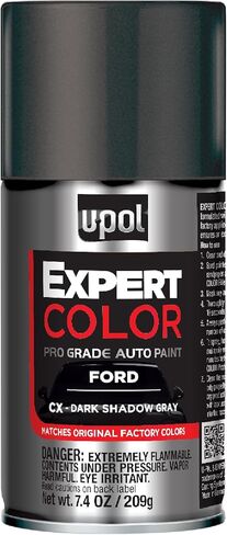 U-POL Expert Color, For Ford CX, Automotive Spray Paint, Professional Grade, Long-Lasting, Easy-To-Use, Dark Shadow Gray in Saudi Arabia