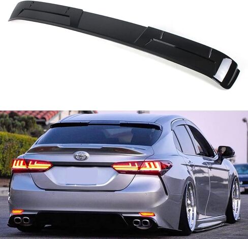 Premium JDM Gloss Black Rear Window Visor Deflector Roof Spoiler Compatible with 2018-2024 Toyota Camry in Saudi Arabia