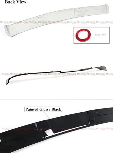 Premium JDM Gloss Black Rear Window Visor Deflector Roof Spoiler Compatible with 2018-2024 Toyota Camry in Saudi Arabia