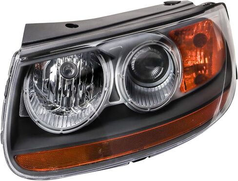مجموعة المصابيح الأمامية TRQ مجموعة المصابيح الأمامية المتوافقة مع 2007-2008 Hyundai Santa Fe HY2502139 HY2503139 in Saudi Arabia