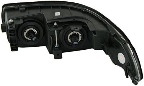 مجموعة المصابيح الأمامية TRQ مجموعة المصابيح الأمامية المتوافقة مع 2001-2005 Buick LeSabre 2000 Buick LeSabre Custom مع عدسة عالية الشعاع مبطنة/محززة GM2502209 GM2503209 in Saudi Arabia