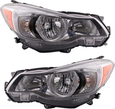 TRQ مجموعة مصابيح أمامية مجموعة المصابيح الأمامية متوافقة مع 2012-2013 سوبارو امبريزا 2013-2014 XV Crosstrek SU2502140 SU2503140 in Saudi Arabia