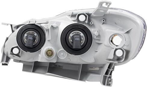 TRQ Headlight Assembly Set Headlights Compatible with 2004-2008 Toyota Corolla TO2502154 TO2503154 in Saudi Arabia