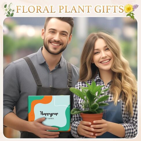 HAPPYPOP Plant Gifts For Women - Plant Socks, Gift For Gardeners, Funny Gardening Sock For Nature Lovers in Saudi Arabia