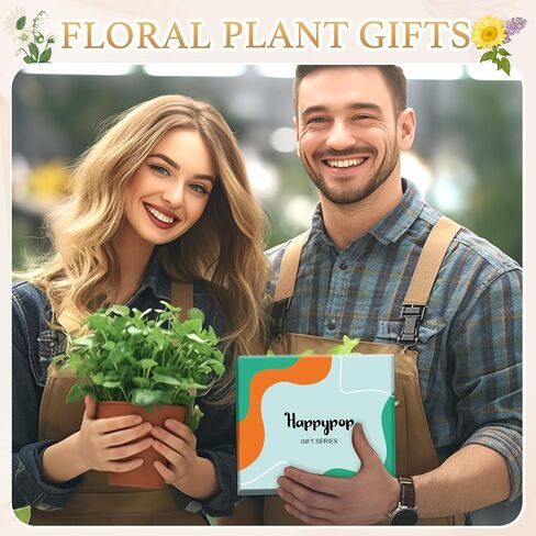 HAPPYPOP Plant Gifts For Women - Plant Socks, Gift For Gardeners, Funny Gardening Sock For Nature Lovers in Saudi Arabia
