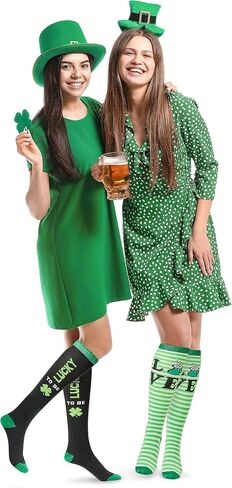 Gilbins Women Holiday Christmas Valentines Day Irish Patricks Halloween Knee High Gifts Socks 12-Pair in Saudi Arabia