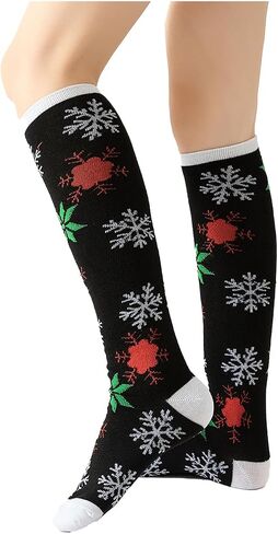 Gilbins Women Holiday Christmas Valentines Day Irish Patricks Halloween Knee High Gifts Socks 12-Pair in Saudi Arabia