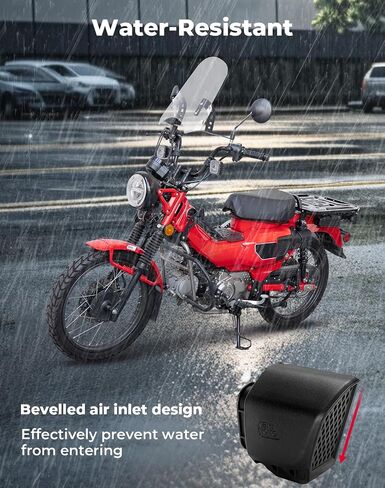 غطاء فلتر الهواء كيميموتو، متوافق مع CT125 Trail 125 Hunter Cub 2021 2022 2023 2024 2025، أجزاء التغيير، منظف فلتر الهواء المقاوم للماء in Saudi Arabia