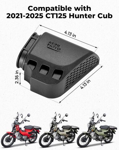 غطاء فلتر الهواء كيميموتو، متوافق مع CT125 Trail 125 Hunter Cub 2021 2022 2023 2024 2025، أجزاء التغيير، منظف فلتر الهواء المقاوم للماء in Saudi Arabia
