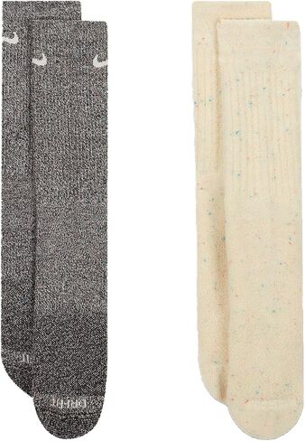 Nike Men's Everyday Plus Cushioned Training Crew Socks 2 Pairs (Multi(DM7086-902)/C, Large) in Saudi Arabia