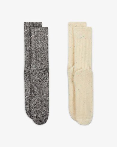Nike Men's Everyday Plus Cushioned Training Crew Socks 2 Pairs (Multi(DM7086-902)/C, Large) in Saudi Arabia